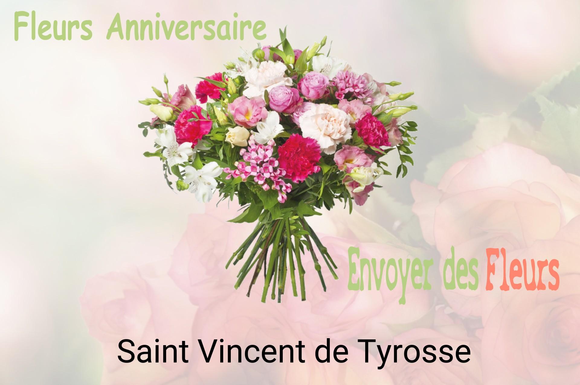 Bouquet de fleurs d’anniversaire livré à Saint-Vincent-de-Tyrosse